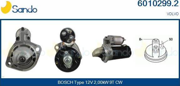 Sando 6010299.2 - Démarreur droxauto.com