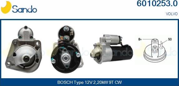 Sando 6010253.0 - Démarreur droxauto.com