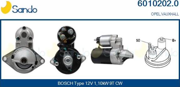 Sando 6010202.0 - Démarreur droxauto.com
