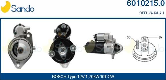 Sando 6010215.0 - Démarreur droxauto.com