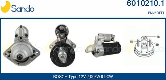 Sando 6010210.1 - Démarreur droxauto.com