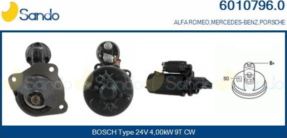 Sando 6010796.0 - Démarreur droxauto.com