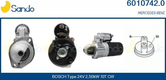 Sando 6010742.0 - Démarreur droxauto.com