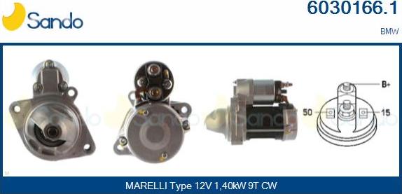 Sando 6030166.1 - Démarreur droxauto.com