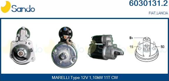 Sando 6030131.2 - Démarreur droxauto.com
