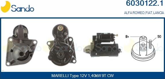 Sando 6030122.1 - Démarreur droxauto.com