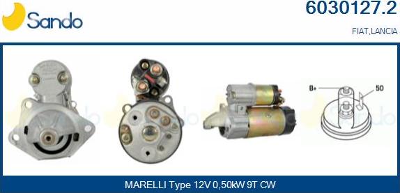 Sando 6030127.2 - Démarreur droxauto.com
