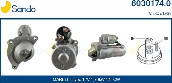 Sando 6030174.0 - Démarreur droxauto.com