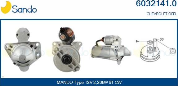 Sando 6032141.0 - Démarreur droxauto.com