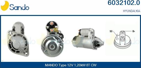 Sando 6032102.0 - Démarreur droxauto.com