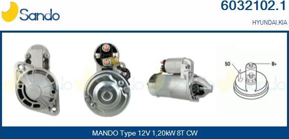 Sando 6032102.1 - Démarreur droxauto.com