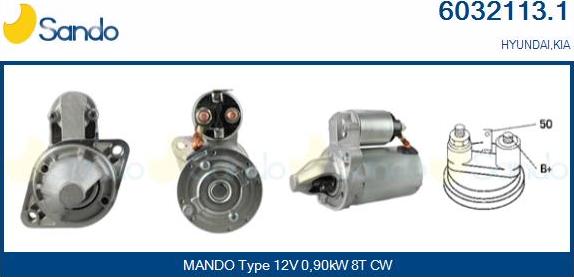 Sando 6032113.1 - Démarreur droxauto.com
