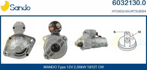 Sando 6032130.0 - Démarreur droxauto.com