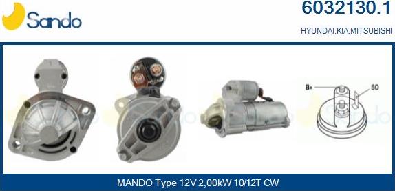Sando 6032130.1 - Démarreur droxauto.com