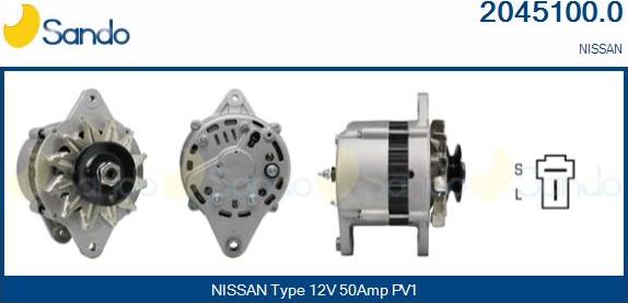 Sando 2045100.0 - Alternateur droxauto.com