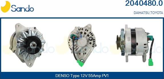 Sando 2040480.0 - Alternateur droxauto.com