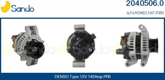 Sando 2040506.0 - Alternateur droxauto.com