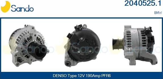 Sando 2040525.1 - Alternateur droxauto.com