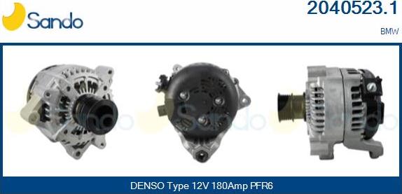 Sando 2040523.1 - Alternateur droxauto.com