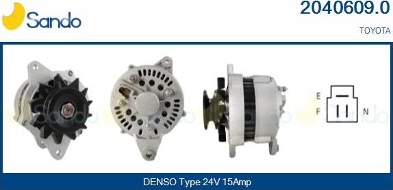 Sando 2040609.0 - Alternateur droxauto.com