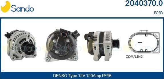 Sando 2040370.0 - Alternateur droxauto.com