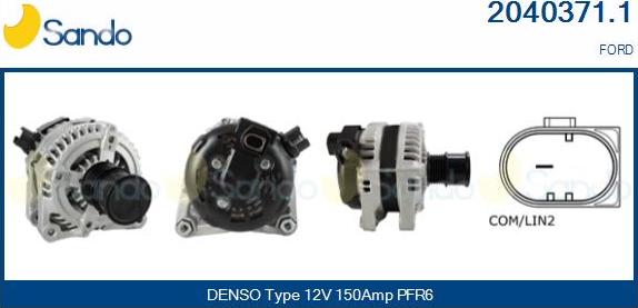 Sando 2040371.1 - Alternateur droxauto.com