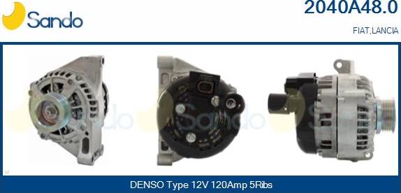 Sando 2040A48.0 - Alternateur droxauto.com