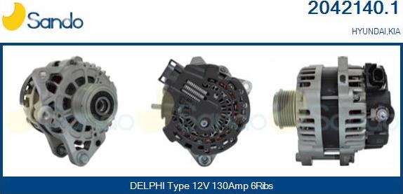Sando 2042140.1 - Alternateur droxauto.com