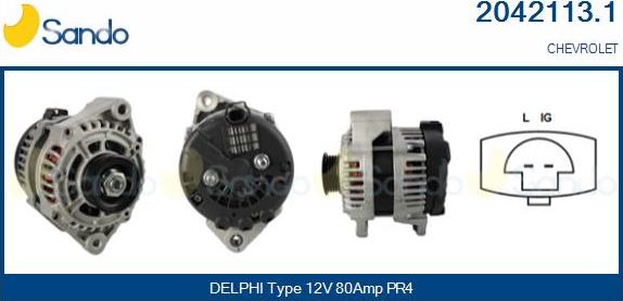 Sando 2042113.1 - Alternateur droxauto.com