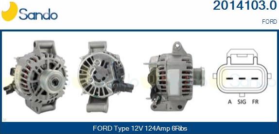 Sando 2014103.0 - Alternateur droxauto.com