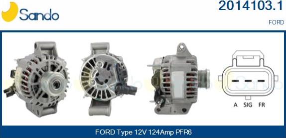 Sando 2014103.1 - Alternateur droxauto.com