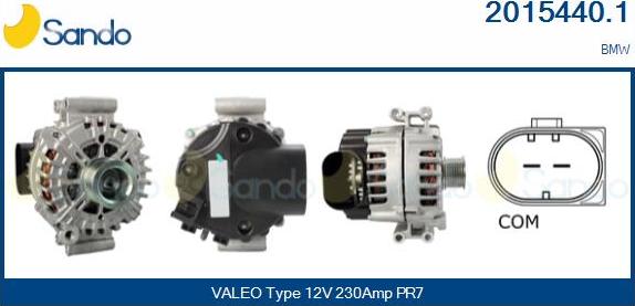 Sando 2015440.1 - Alternateur droxauto.com