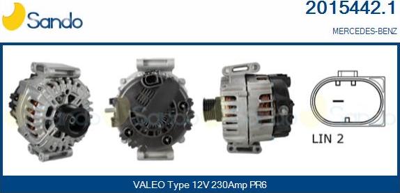 Sando 2015442.1 - Alternateur droxauto.com