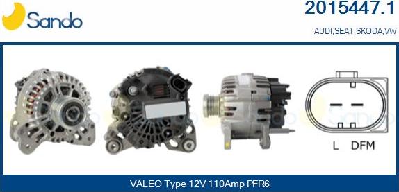 Sando 2015447.1 - Alternateur droxauto.com