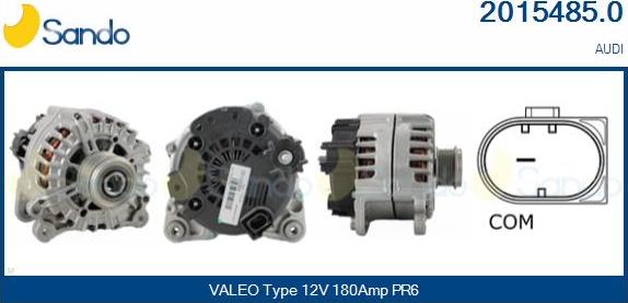 Sando 2015485.0 - Alternateur droxauto.com