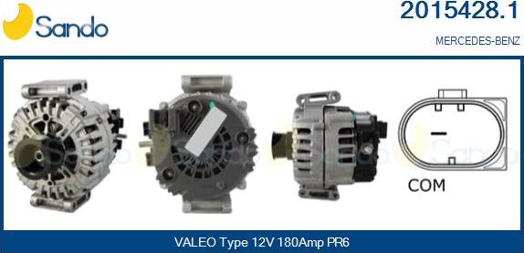 Sando 2015428.1 - Alternateur droxauto.com