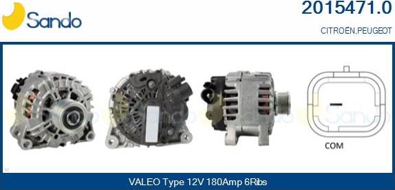 Sando 2015471.0 - Alternateur droxauto.com