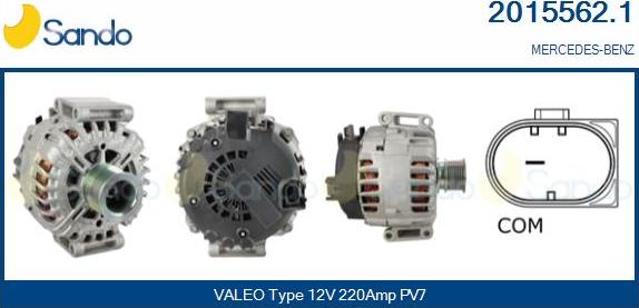 Sando 2015562.1 - Alternateur droxauto.com