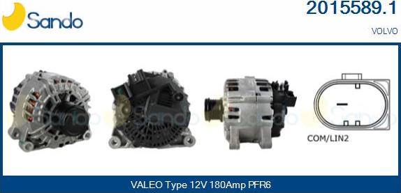 Sando 2015589.1 - Alternateur droxauto.com