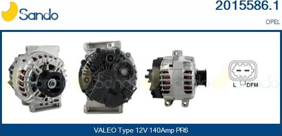 Sando 2015586.1 - Alternateur droxauto.com