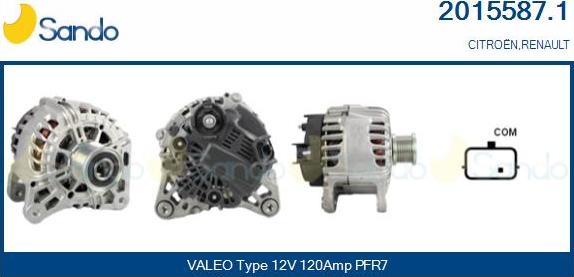 Sando 2015587.1 - Alternateur droxauto.com