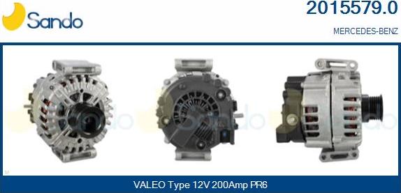 Sando 2015579.0 - Alternateur droxauto.com