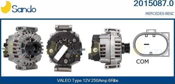 Sando 2015087.0 - Alternateur droxauto.com