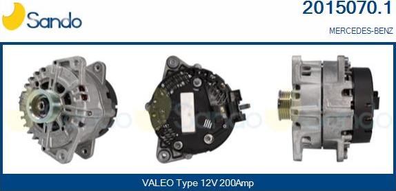 Sando 2015070.1 - Alternateur droxauto.com