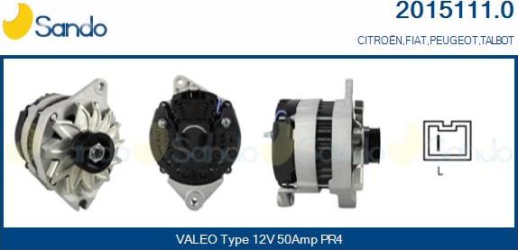 Sando 2015111.0 - Alternateur droxauto.com