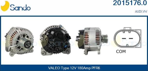 Sando 2015176.0 - Alternateur droxauto.com