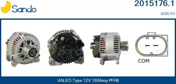 Sando 2015176.1 - Alternateur droxauto.com