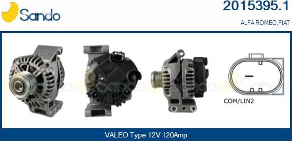 Sando 2015395.1 - Alternateur droxauto.com
