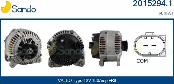 Sando 2015294.1 - Alternateur droxauto.com