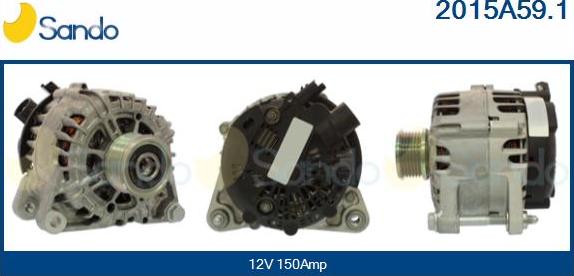 Sando 2015A59.1 - Alternateur droxauto.com